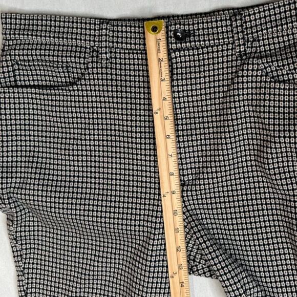 Rag & Bone Casey High Rise Geometric Knit Cropped Flare Pants Size 16 - Picture 7 of 9